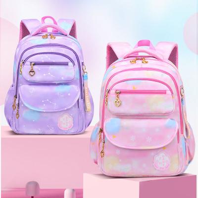 China Brightly colored soft and cute waterproof school bags for girls and students Factory-sold cheap and durable large capacity backpacks 502 for sale