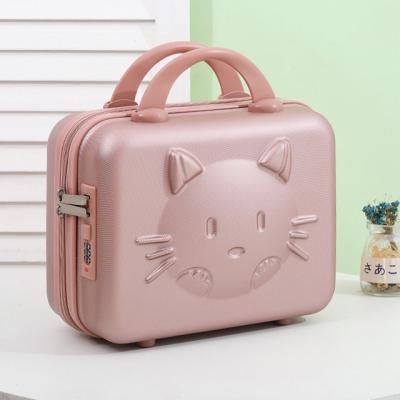 China Cross-body\Luggage Colorful Light Weight Hot Kids Packing\Shoulder Bag And Fashionable Lady Beauty Bag Case Wholesale Cartoon 14 Inch Luggage Y16158 for sale