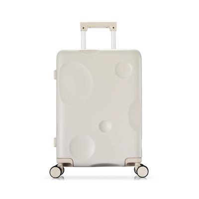 China Factory Price Outdoor Fashion Design ABS Plastic Travel Suitcase Ladies Luggage Can Be Customized Logo Five Sizes. for sale