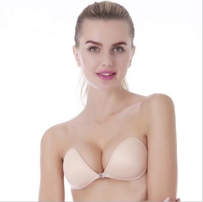 China F1030 Factory backless invisible push up padded strapless bra for sale