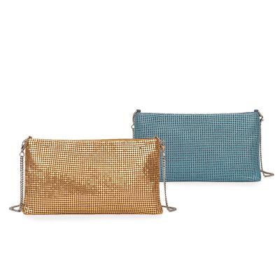 China Luxury Purses And Hot Selling Customization Ladies Handbags Even Metal Mesh Clutch Woman Bags for sale