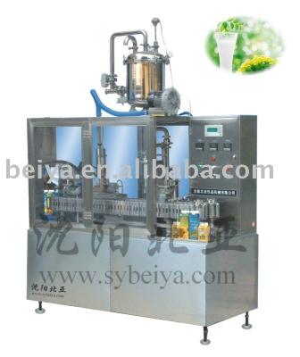 China Beverage Gable Top Carton Whipped Cream Filling Machine for sale