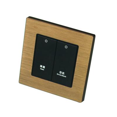 China Hotel Aluminum Smart Smart European Wall Switch Luxury Wall Socket for sale