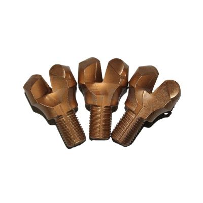 China Ore Drilling Wholesales PDC 2 Wings 3 Wings Anchor Shank Core Drill Bit 27mm/28mm/30mm/32mm for sale