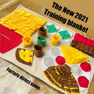 China Viable Bite-Resistant Sniff Training Mat Colorful Fashion Dog Mat Dog Mat for sale