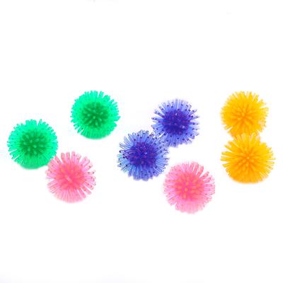 China Wholesale OEM Small Pet Ball Texture Toy Ball Texture Cheap Pet Toys Eco-Friendly Healthy Non-Toxic Viable Spiky Pet Toys for sale