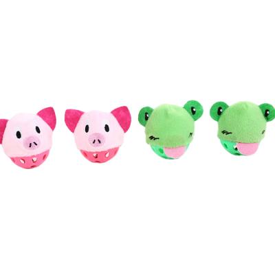 China Wholesale Cheap Pet Cat Toy Non-toxic and Harmless Funny Cute Pet Viable Ball Head Shaped Toy Cat Toy for sale