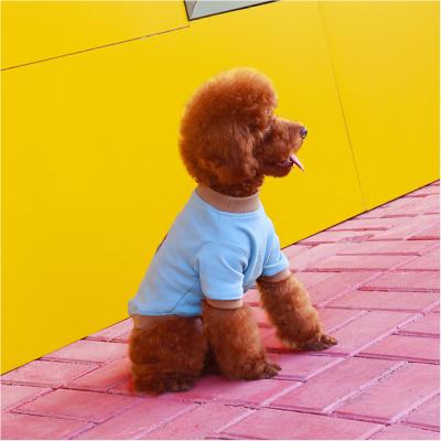 China Wholesale Soft Viable Puppy Apparel Summer Pet Accessories Cotton Fashion Dog Apparel Modern Dog Apparel for sale