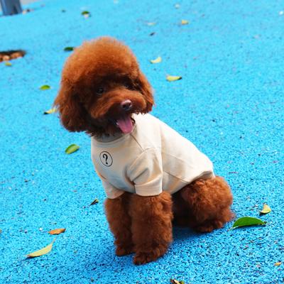 China Sustainable Manufacturers High Quality Breathable Pet Shirts Clothes Spring Customized Pet Clothes Cute Dog Clothes for sale