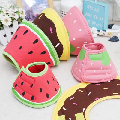 China Stocked Protection Anti Bite Lick Translucent Reusable Pet Cone Protective Recovery Dog Collar for sale