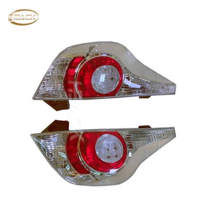 China 24V Smart Aluminum Professional Round Red Car Modified Laser Led Rear Lamp Strip Tail Light For Toyota for sale