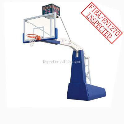 China Electro Steel Hydraulic Folding Height Adjustable Basketball Stand--8Feet Projection for sale