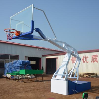 China New Tempered Glass Basketball Equipment Height Adjustable Basketball Hoop Stand For Sale for sale