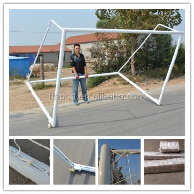 China Park 3m*2m Soccer Goal , Aluminum Soccer Goal With Net And Wheel for sale