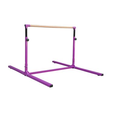 China Carbon Steel Gymnastics Training Bar For Kids Kip Bars Selectable Height Adjustable horizontal gymnastics for home for sale