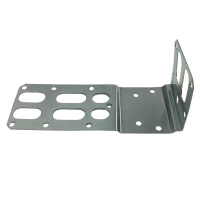 China Carbon Steel Custom Galvanized Light Bending Parts Sheet Metal Parts Lamp Bracket Led Bracket for sale