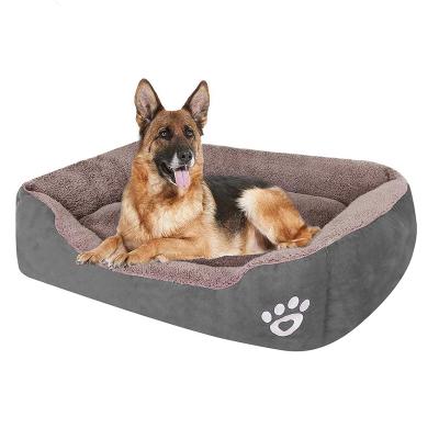 China Wholesale Breathable Comfortable Large Mattress Sofa For Dogs Pet Bed Mat Fluffy Dog Bed Flat for sale