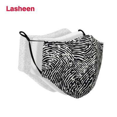 China Lasheen Washable High Quality Animal Print Pm2.5 Anti-dust Cotton-3 Layer Face Mask for sale