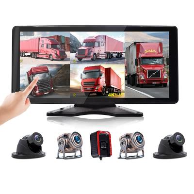 China Factory Supply 10.36 Inch Waterproof 9-36V 360 Degree View Camera Schematic Function DVR Backup Monitor For Truck Van RV for sale