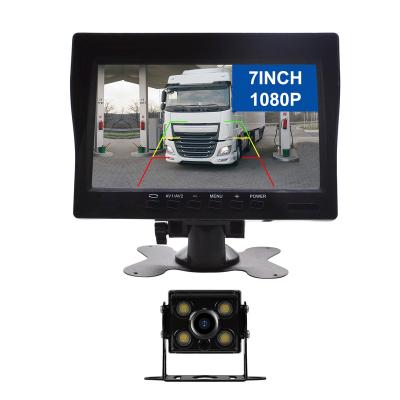 China Waterproof Monitor Full HD In-Vehicle Rear View Camera System DVR Waterproof 7