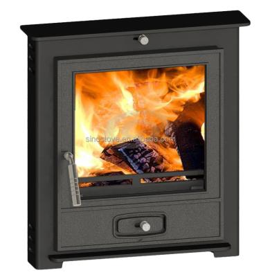 China Indoor Heating Cheap Coal And Wood Burning Stoves Chimneys Multi-Fuel Insert Stoves for sale