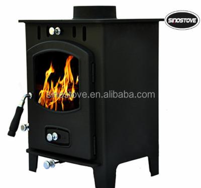 China mini cold rolled steel wood stove for sale