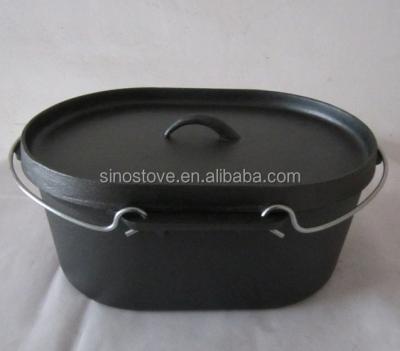 China Durable Cast Iron Cookware Dutch Japnese Oven For Camping for sale