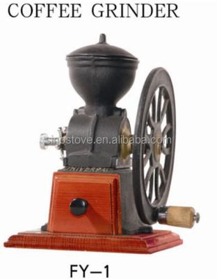 China cast iron & antique cast iron wood coffee grinder/machine hand coffee grinder for sale