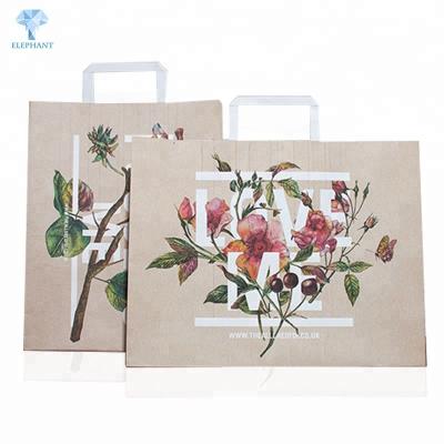 China Recyclable Custom Printed Paper Bag Shopping Packaging for sale