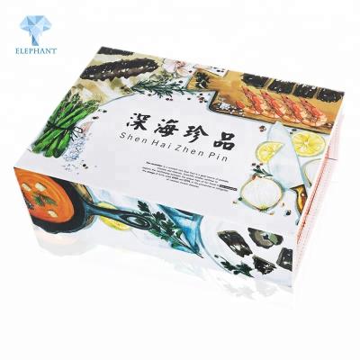 China Portable Corrugated Frozen Food Box Packaging Recyclable Hot Selling Custom Best Prices for sale