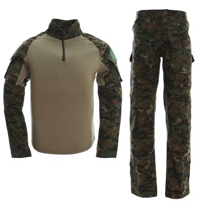 China Camouflage Tactical Army Long Sleeve Combat Woodland Anti-Static Hunting Military Uniform for sale