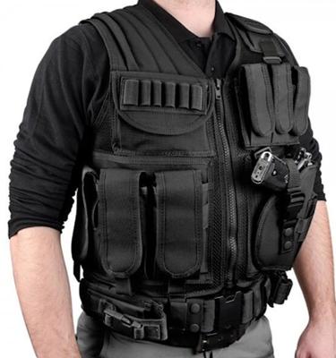 China Armor Plate Compartments Wholesale Police Army Tactico Militar Security Airsoft Molle Vest Military Tactical Black for sale