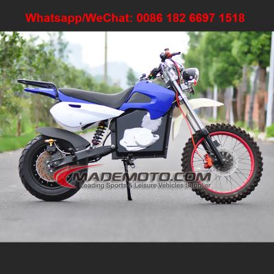 China 2018 Hot Sale Adult Electric Dirt Bike Pit Bike 1750X720X1000mm for sale