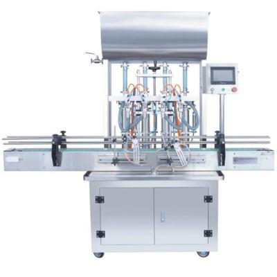 China Full Automatic Bottle Filling Sealing Food Lubricating Oil Labeling Machine Capping Production Line for sale