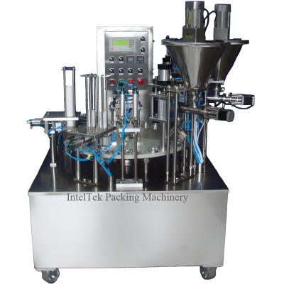 China KIS-900 food factory price automatic rotary calippo filling sealing machine with CE certificate for sale