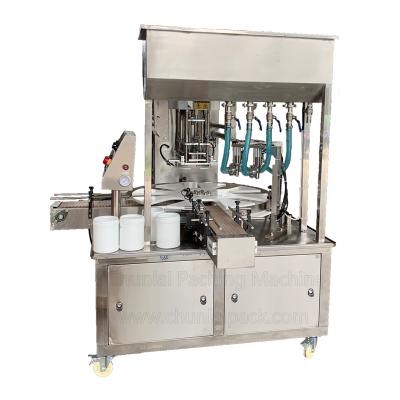 China KIS-1800 Automatic Food Cloth Bucket Jar Filling Sealing Machine for sale