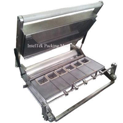 China 2019 Hot Selling Food Direct Deal Manual Tofu Tray Heat Sealing Machine for sale