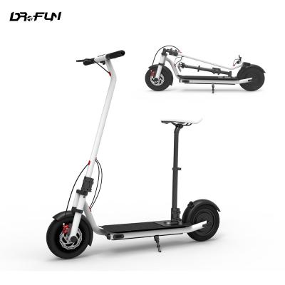 China Off Road Unisex Adult Foldable EBS and Disc Brake LCD Display Electric Scooter with Seat for sale