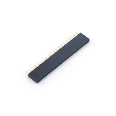 China -40â „ ƒ ~+105â „ ƒ 2.54mm Straight Dual Pin Header Single Angle 1.27mm Female Wire To Board Molex Terminal Connector for sale