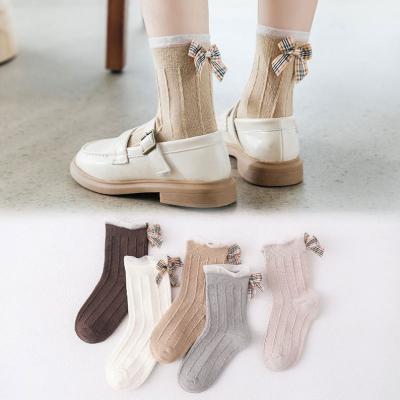 China Sports children's socks boys and girls combed cotton Korean cartoon breathable tube socks for sale