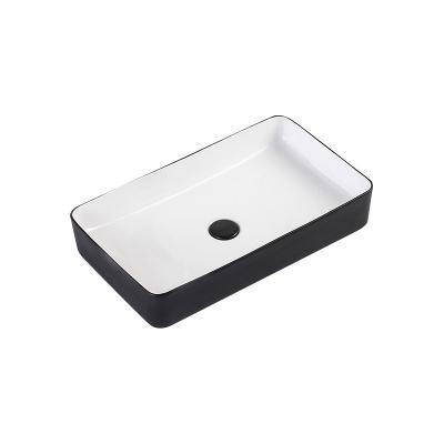 China Modern Kitchen cabinets Bathroom sink for hotel supplier Wash basin Ceramic separate bathroom sink art basin for sale