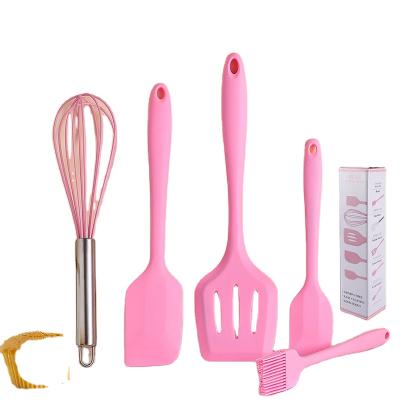 China Viable Instant Sale Kitchen Utensils Set Silicone Cookware Silicone Cooking Kitchen Set Utensils for sale