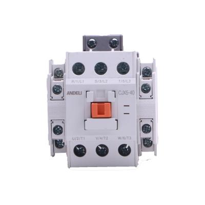 China ANDELI CJX5-40 Electrical AC Contactor 40A 380V/220V Contactor Price CJX5-40 for sale