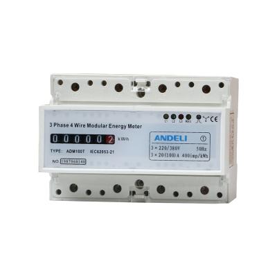 China ANDELI ADM100T 20-100A 3 phase digital energy meter ADM-100T for sale