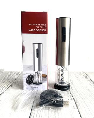 China Automatic Electric Wine Opener Gift Set USB Rechargeable Corkscrew Red Wine Opener for sale