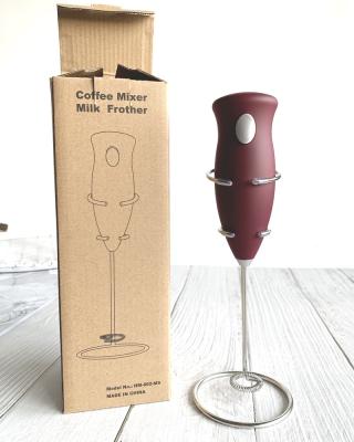 China Sustainable Hot Selling Electric Handheld Milk Frother Stainless Steel Coffee Milk Frother for sale