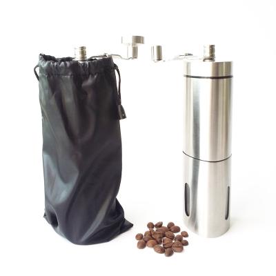 China Household manual stainless steel coffee grinder for home use for sale