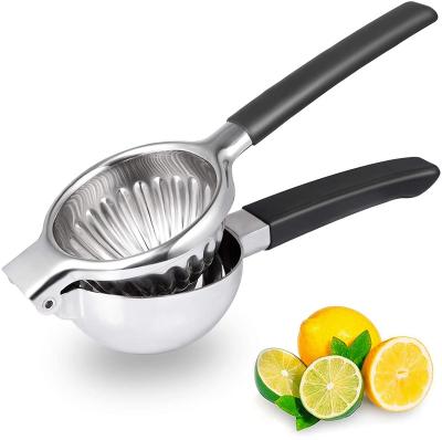 China Kitchen Instrument Stainless Steel Lemon Squeezer Viable Manual Lemon Squeezer for sale