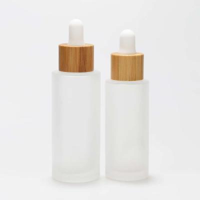 China Personal Care Good Selling High Quality Premium Glass Frosted Essential Oil Dropper Bottle for sale