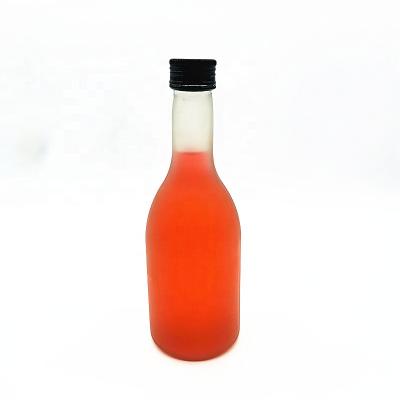 China Wholesale 350ml Beverage Frosted Wine Bottle Beverage Bottle Glass Fruit Wine Rose Wine Distiller for sale